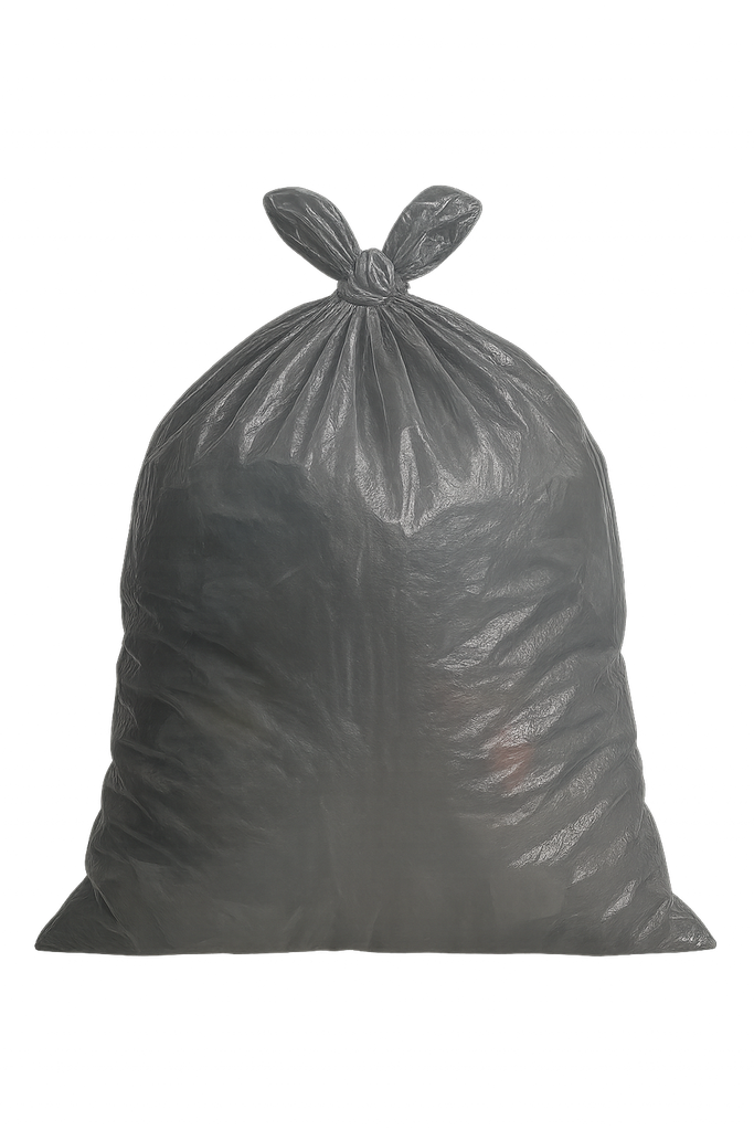 Sac poubelle transparent 160 L 35 µm — carton de 100