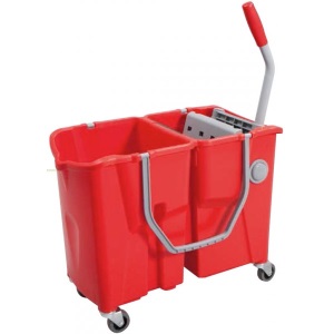 Chariot CLEVY vert 2X15 L + presse E275202