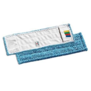 Frange microfibre 40CM  bleue languette + poche (PCB50)