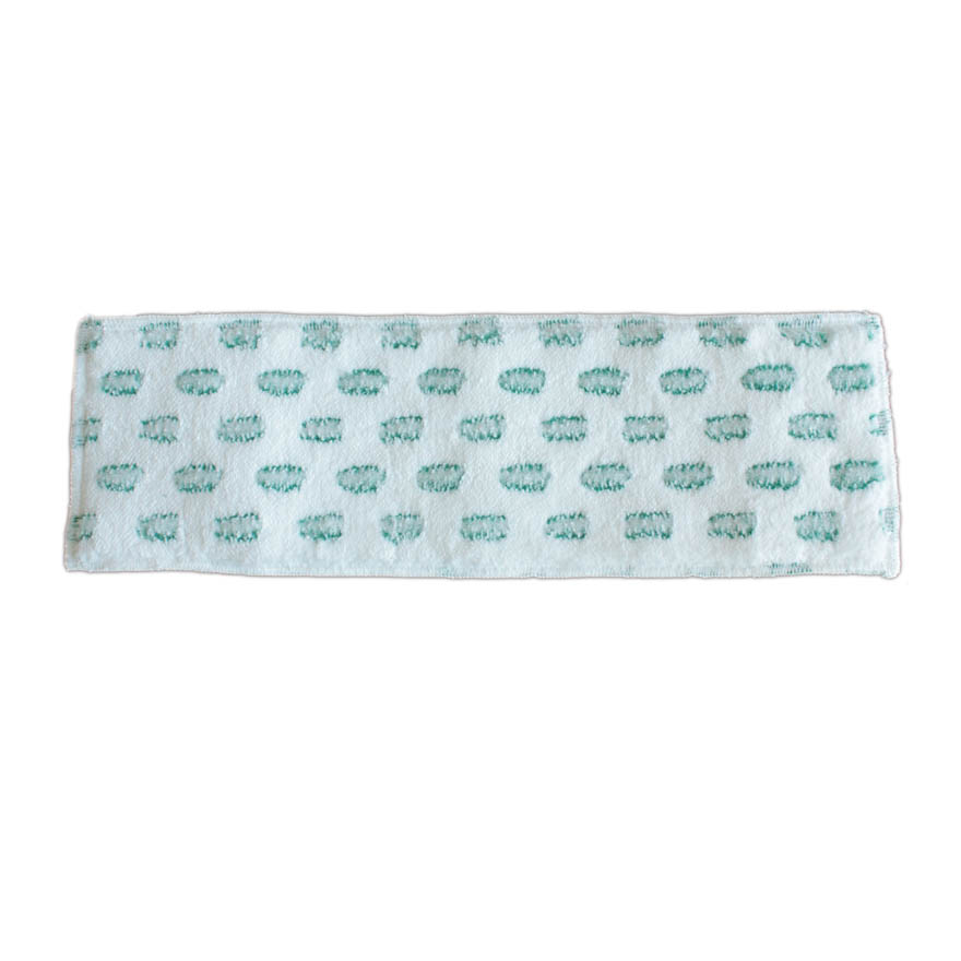 Frange microfibre 40CM blanche + abrasif vert (PCB50)