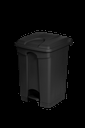 POUBELLE NOIRE PLASTIQUE RECYCLÉ - 45L