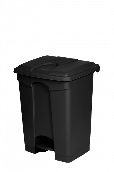 POUBELLE NOIRE PLASTIQUE RECYCLÉ - 70L