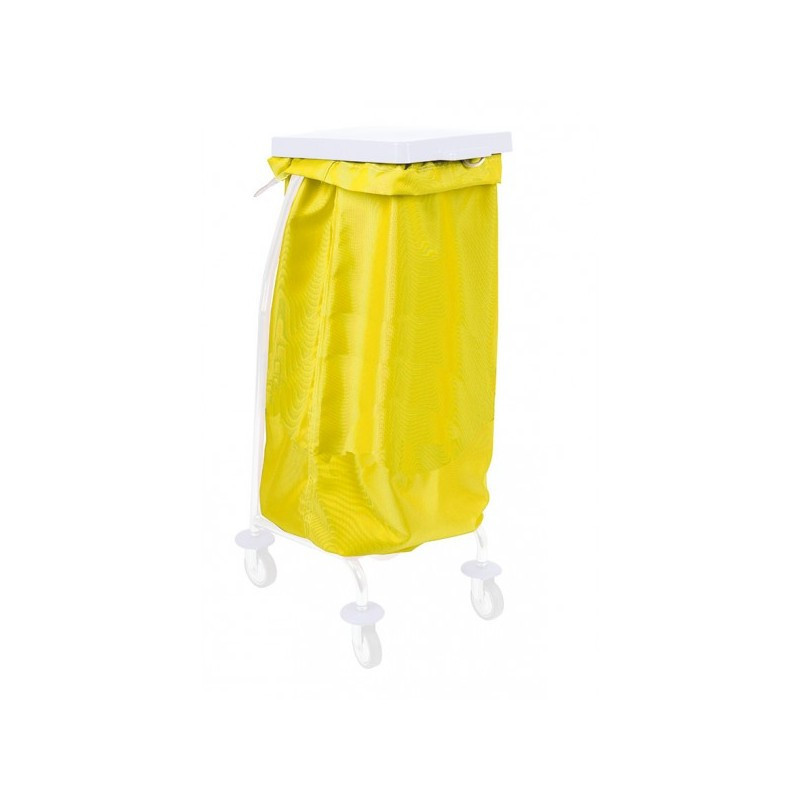 SAC A LINGE UNI JAUNE HAUTEUR 100CM TISSU SCLETEX (PCB50)