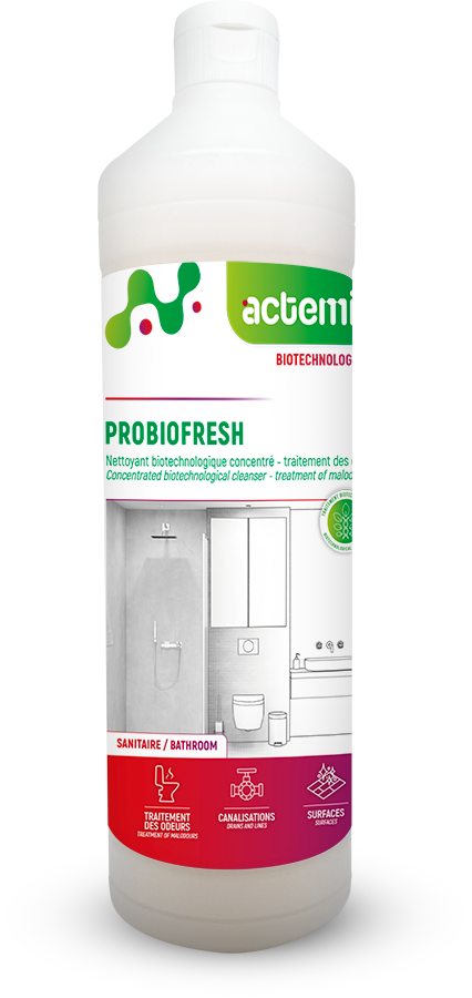 Nettoyant probiotique anti-odeurs canalisations & sanitaires — Probiofresh 1 L