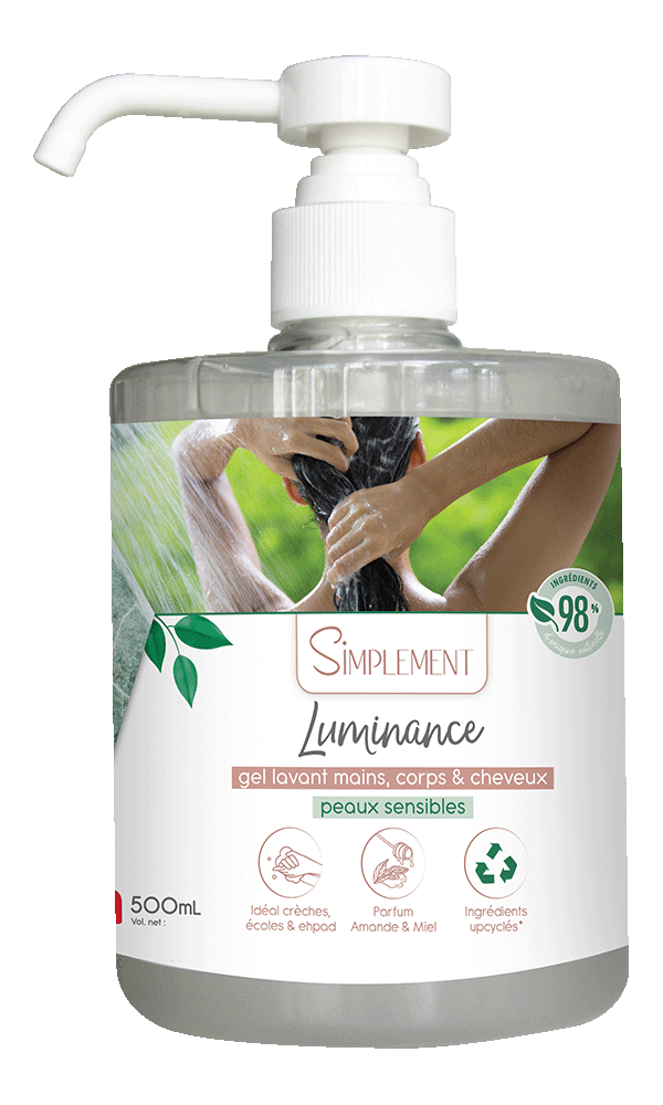 Gel lavant 3-en-1 LUMINANCE peaux sensibles — 500 ml