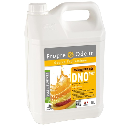[DE0072] Détergent neutre odorant sols Fraîcheur Fruitée — DNO 5L