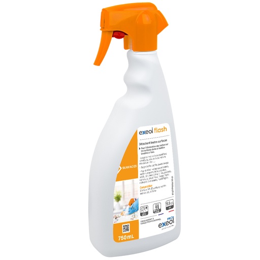 [DE0085] Détachant toutes surfaces — Exeol Flash spray 750 ml