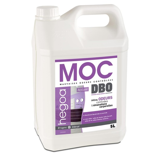 [DE0086] DBO Hégoa – Détergent biocide odorant neutralisant d'odeurs 5 L