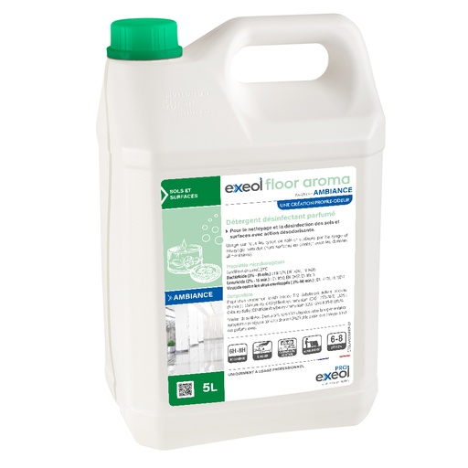[DE0262] Détergent désinfectant parfumé sols Ambiance — DDP Exeol Floor Aroma 5L