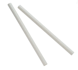 [EB0008] PAILLES CARTON BLANC 6X197mm /500 (PCB10)