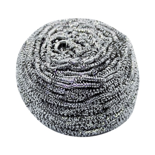 [EG0026] Éponge métallique inox boule spirale — lot de 10
