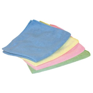 [EG0059] Chiffon microfibre professionnel bleu 40x40 cm lavable