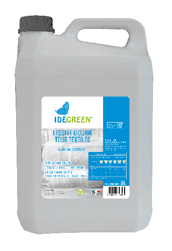 [EG0127] Lessive liquide tous textiles parfum douceur IDEGREEN bidon de 3L (PCB4)