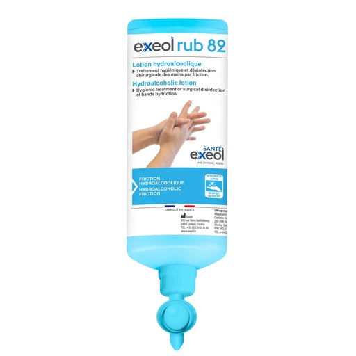 [EG0170] Solution lavante antiseptique mains chirurgicale — 1 L - Exeol Scrub