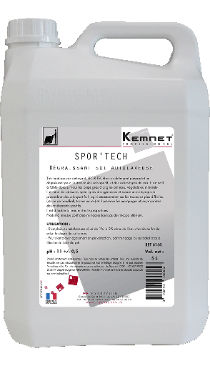 [EG0171] SPOR’TECH - Détergent spécial sols sportifs - 5 L (PCB4)
