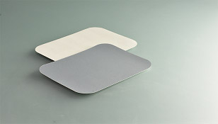 [EN0089] Couvercle carton pour Barquette Alu operculable -  930ml /100 (PCB12)