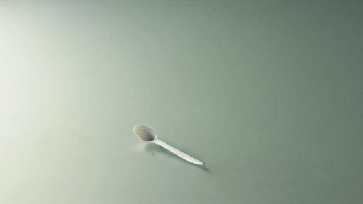 [EN0109] Cuillère à dessert 125 blanche ecostark /100 (PCB30)