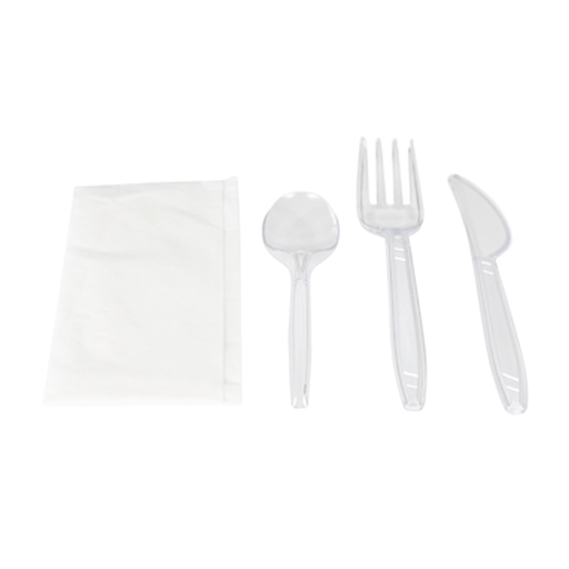 [EN0154] KIT4/1 Cristal - P/C 250  (3/1+cuillère dessert) réutilisable - (PCB1)