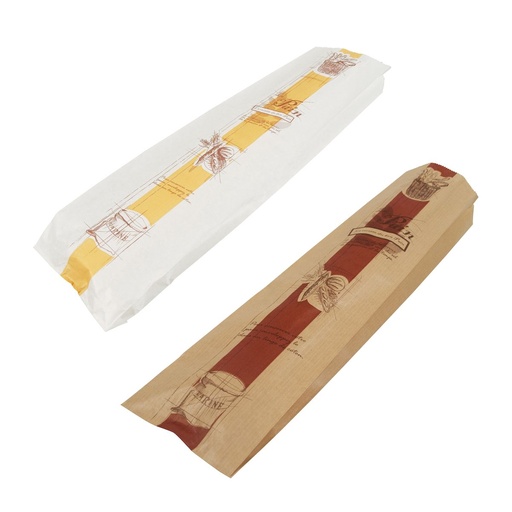 [EN0459] Sac gros pain en kraft blanc/ 1000 - 140+70x580mm - 40g - (PCB1)