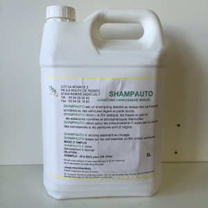 [EV0027] FAB SHAMPAUTO AL  Lavage manuel véhicules bidon de 5L