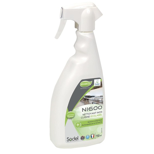 [GE0010] Nettoyant inox  ECOLABEL NI600 750 ML