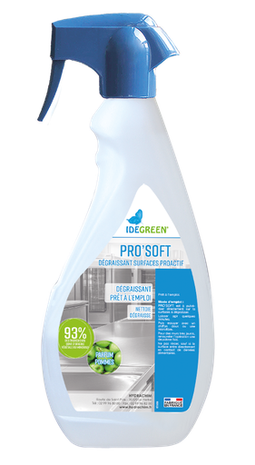 [GE0036] Pro’Soft - Détachant Dégraissant Surfaces -ZERO PICTO-POMME-PAE - 750ml (PCB6)