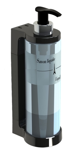 [HY0036] Distributeur de savon hôtellerie ISIS 300 ml — noir
