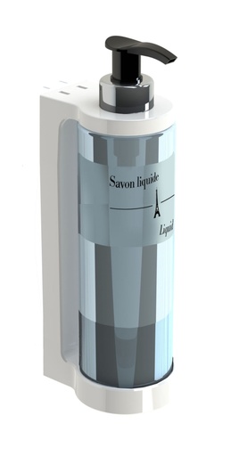 [HY0036A] Distributeur de savon hôtellerie ISIS 300 ml — blanc