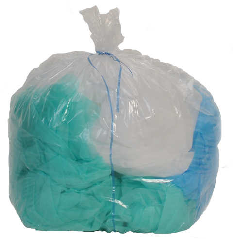 [HY0039] Sac poubelle transparent 110 L 21 µm BD — carton de 200