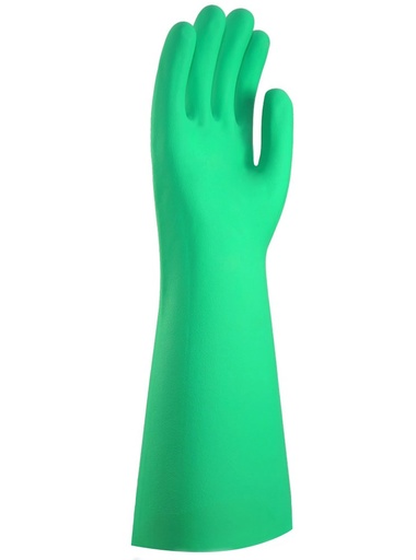 [HY0072] Gant de ménage nitrile vert réutilisable taille 10