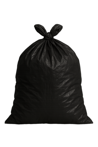 [HY0083] Sac poubelle noir 130 L 40 µm BD — carton de 100
