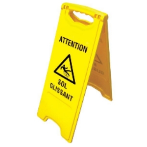[MN0057] Panneau de signalisation SOL GLISSANT (PCB10)