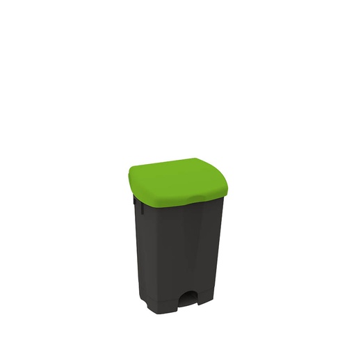[MN0143] Poubelle à Pédale Black is Green - VERT - 50 L (PCB4)