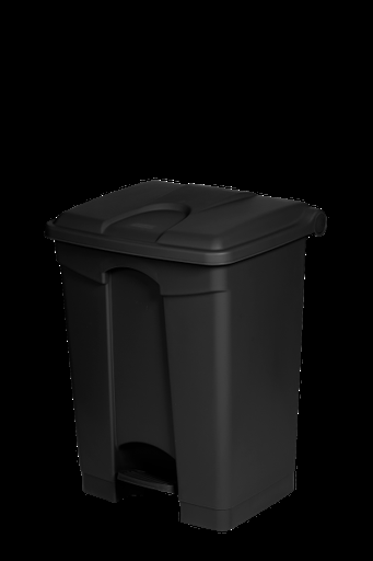 [MN0166] POUBELLE NOIRE PLASTIQUE RECYCLÉ - 70L