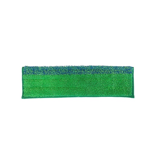 [MN0181] Frange microfibre verte velcro 42CM "DUAL PERFORMANCE" (PCB50)