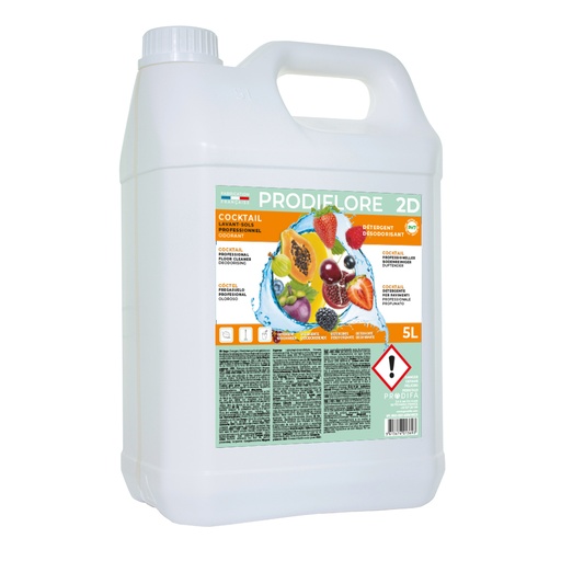 [DE0268] Détergent désodorisant lavant sols Cocktail — 2DO 5L