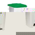 [MN0407] POUBELLE A PEDALE - 100L - UTILO - BLANC / VERT