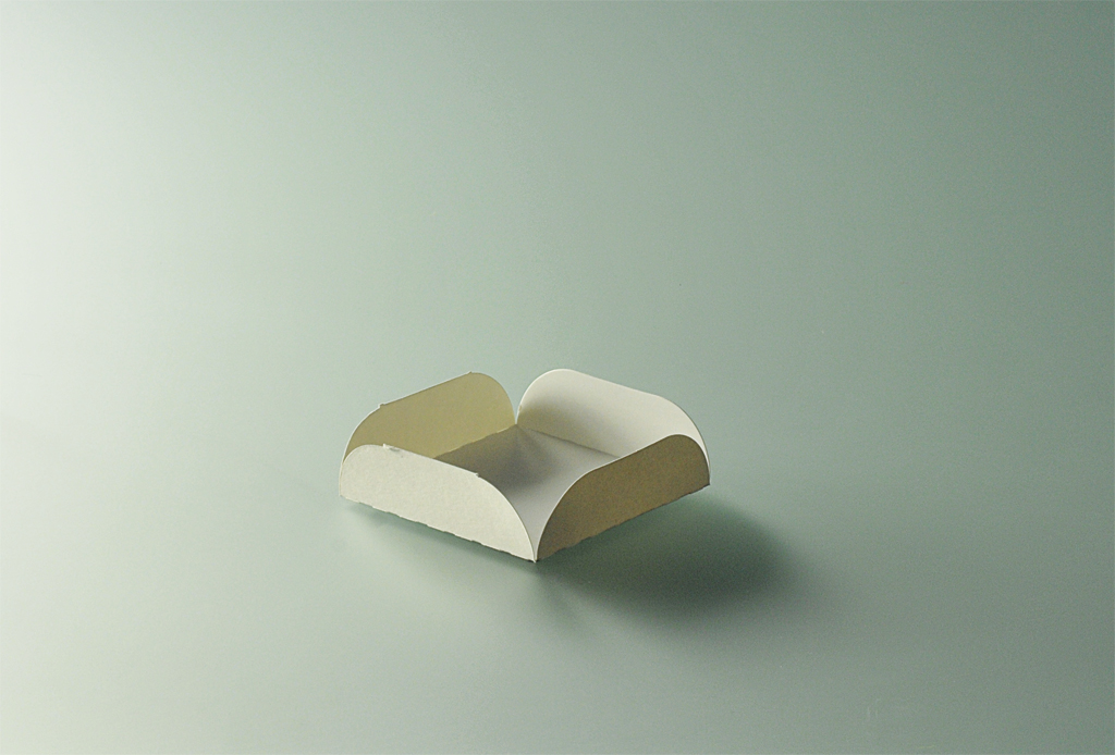Carré rainé en carton - 11 cm