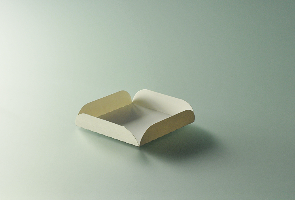 Carré rainé en carton - 13 cm