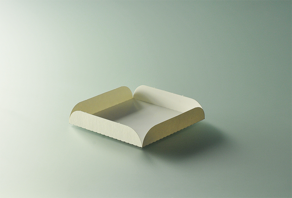 Carré rainé en carton - 15 cm