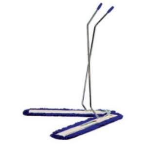 Balai Ciseaux avec Franges Bleues - 100 cm